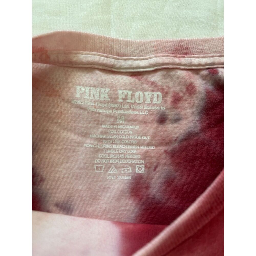 Pink Floyd Wish You Were Here Tie Dye T-shirt Vintage Style Band Music Tee SZ M - Picture 5 of 7